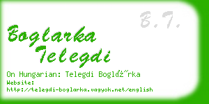 boglarka telegdi business card